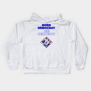 Born Democrat Kids Hoodie